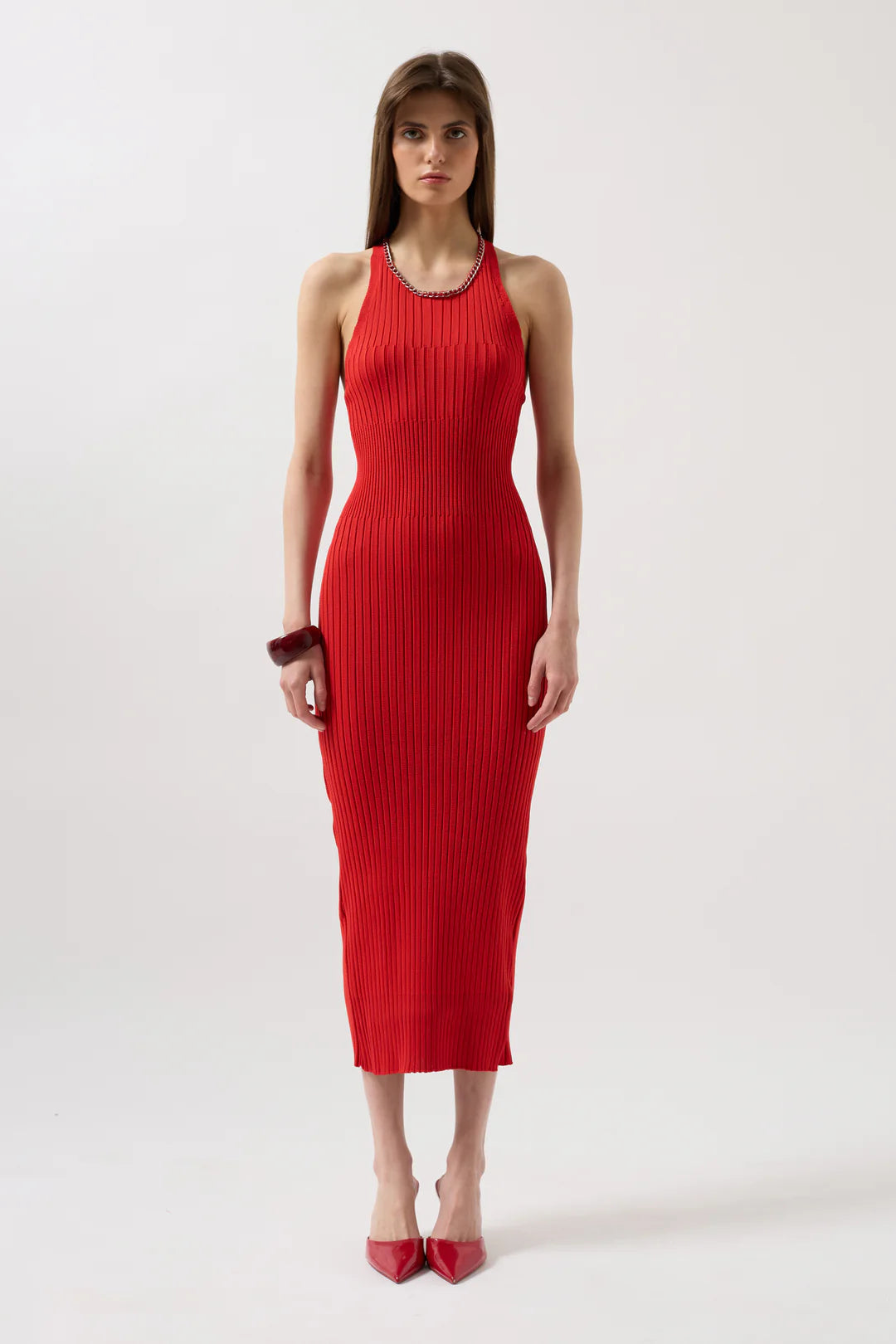 Strom Kleid Rot