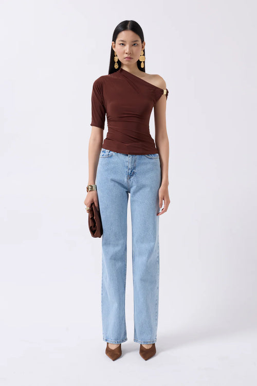 Aurelia Bluse Braun