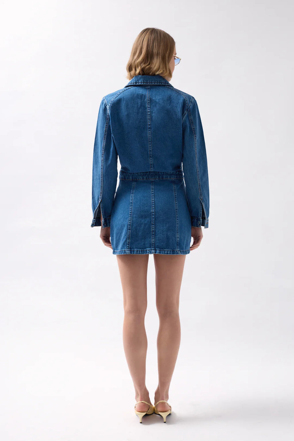 Tempo Kleid Denimblau