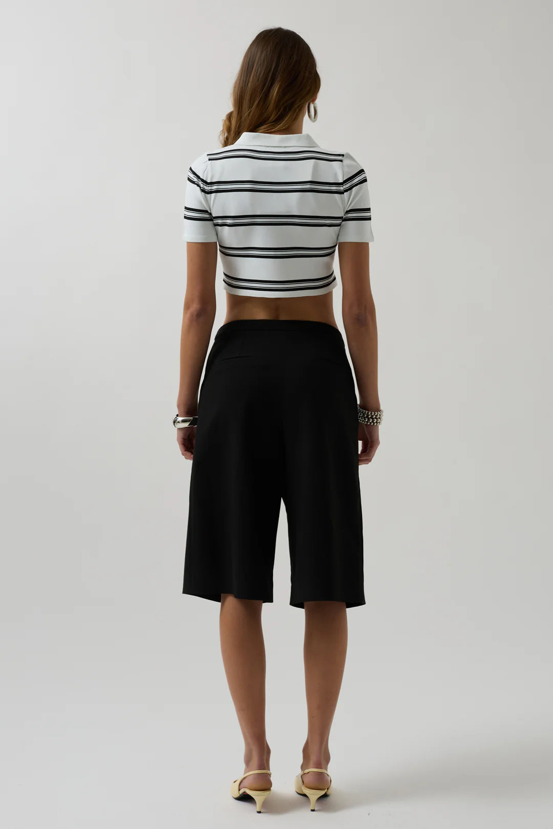 Polo T-Shirt Weiß