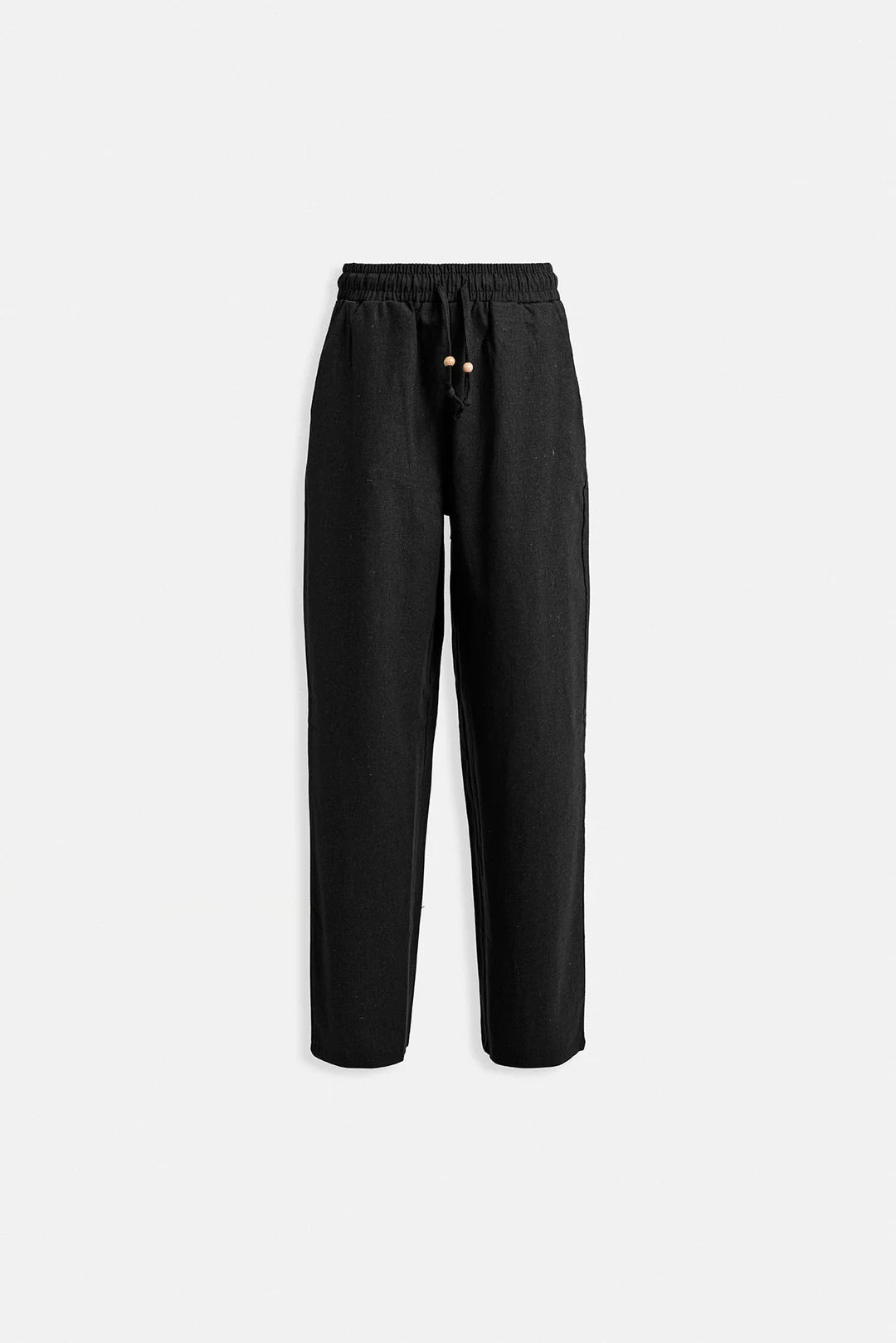 Farnblatt Hose Schwarz