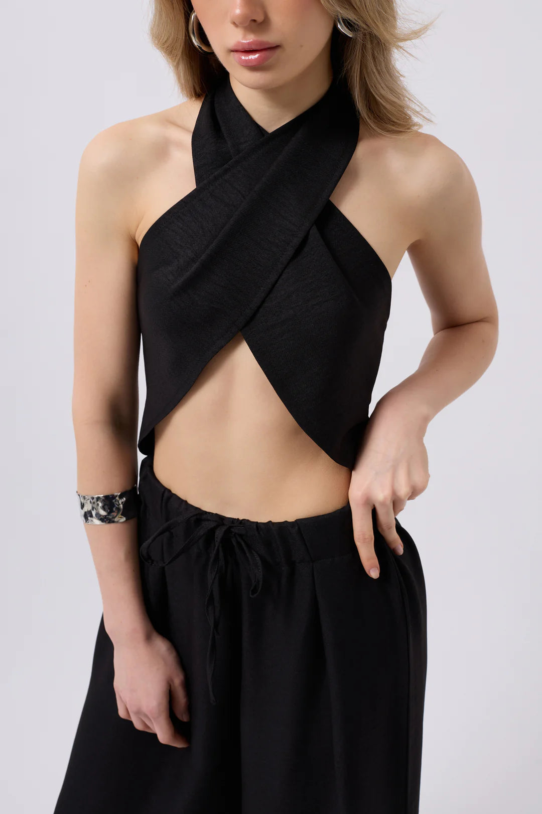 Brisella Crop Schwarz