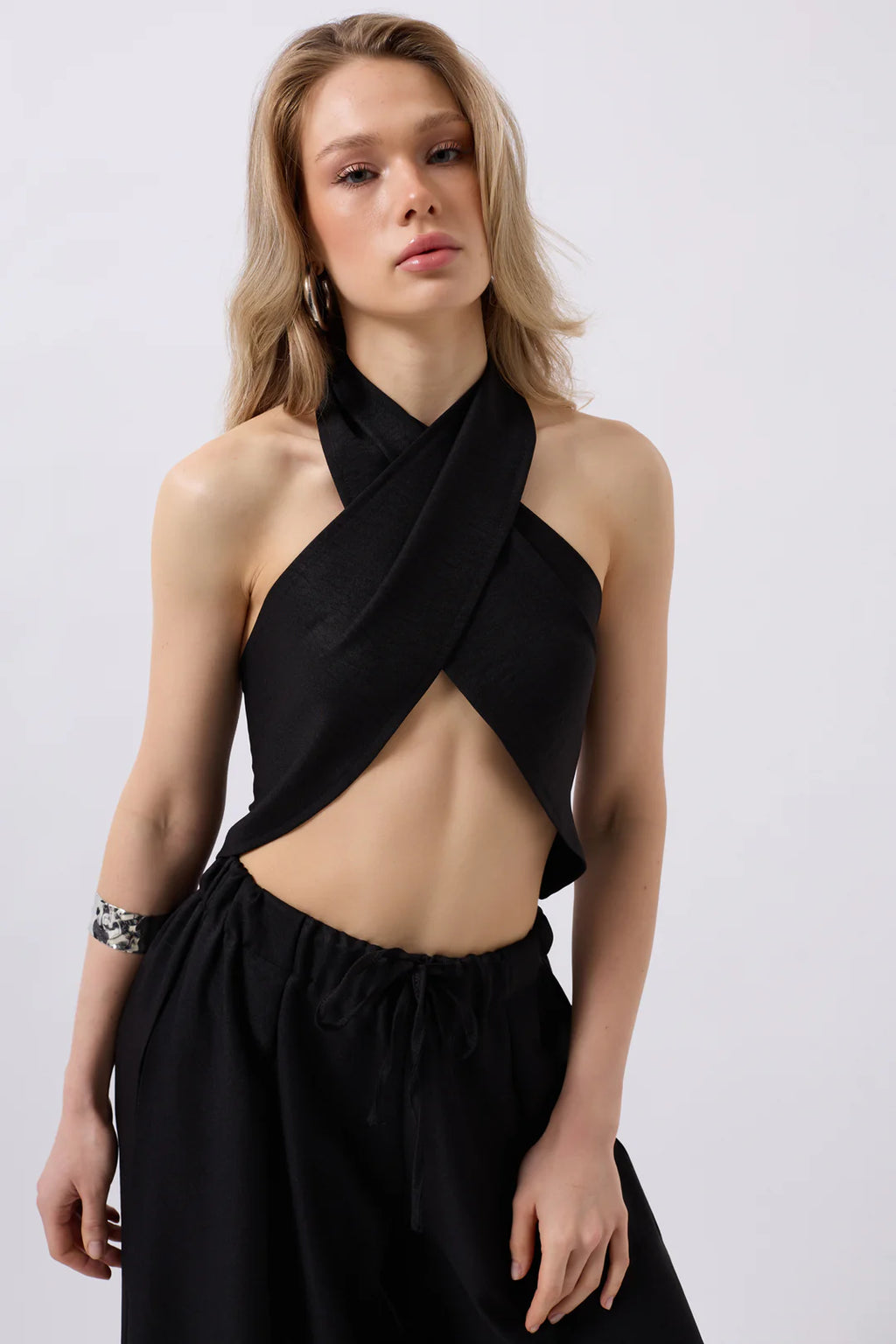 Brisella Crop Schwarz