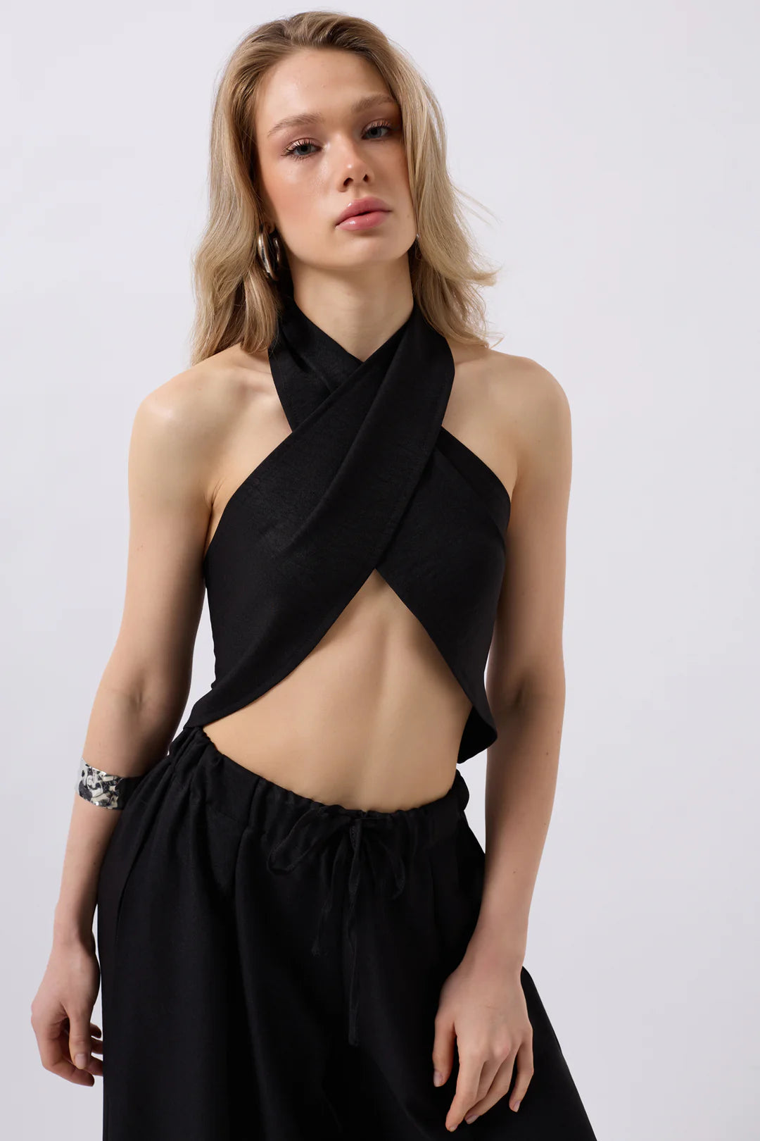 Brisella Crop Schwarz