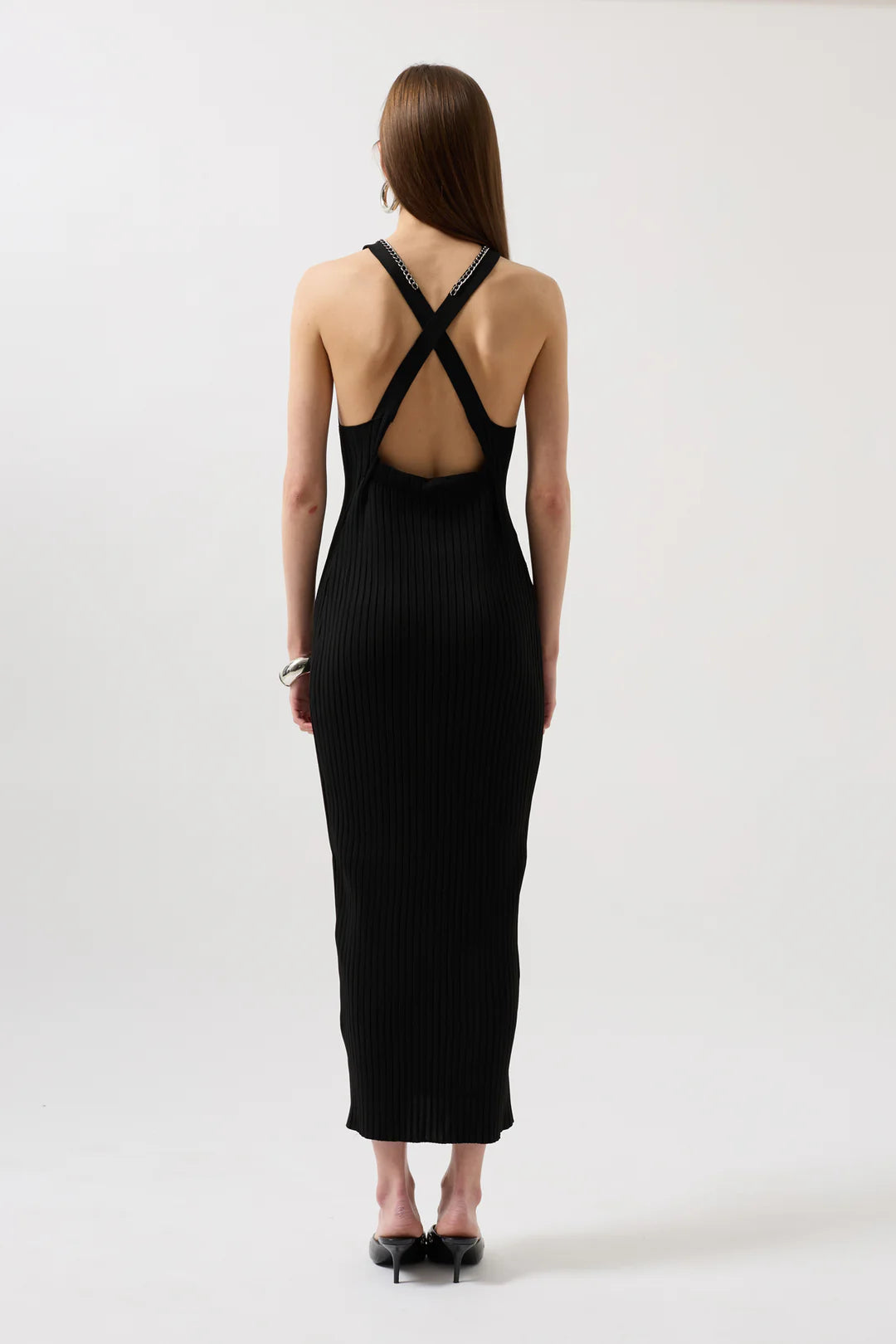 Strom Kleid Schwarz