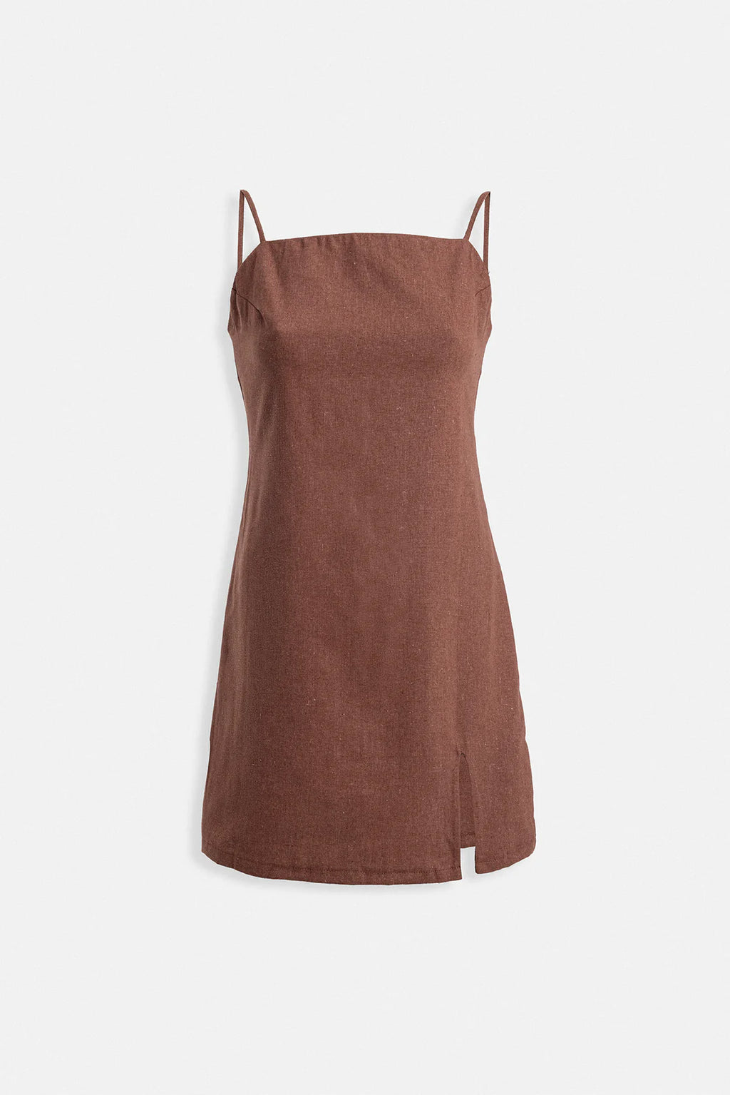 Zimt Kleid Espressobraun
