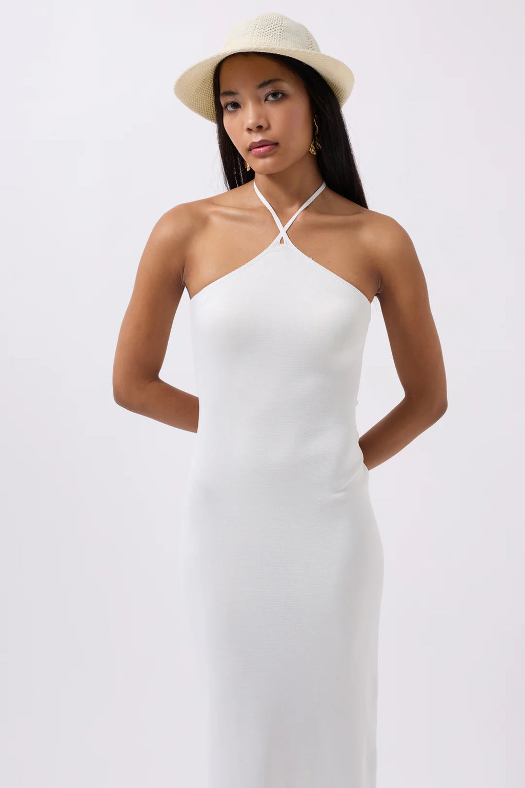 Hauch Kleid Weiß