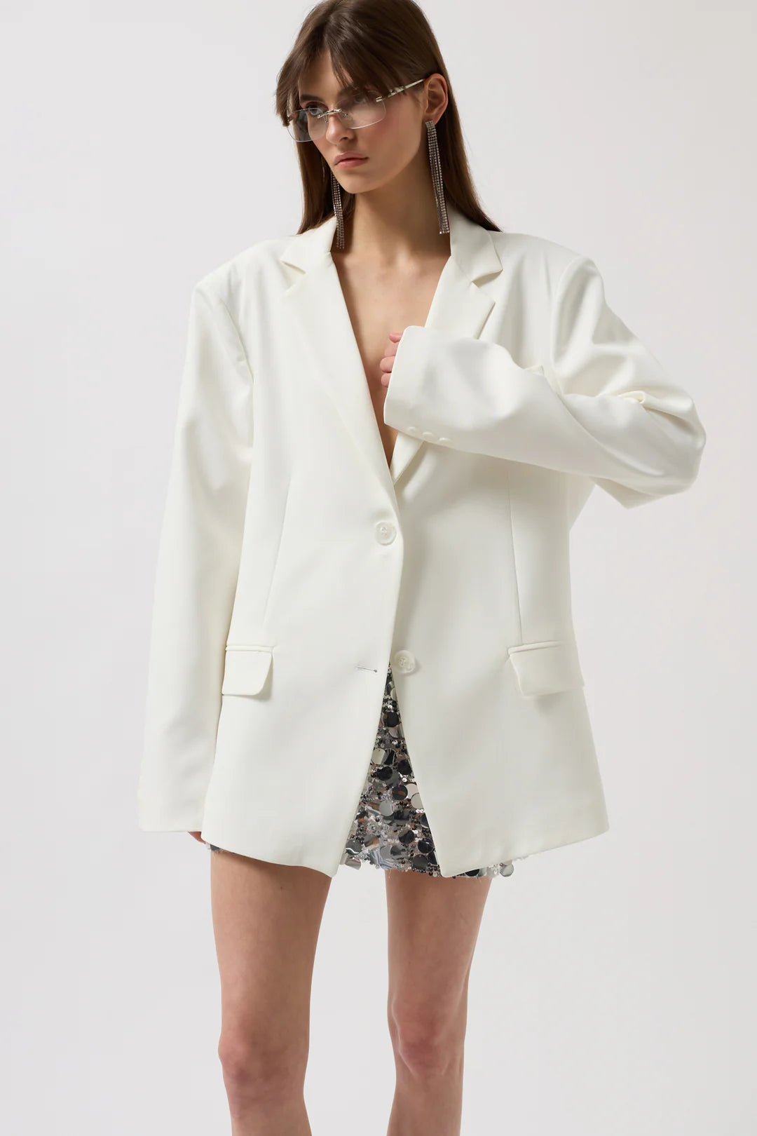 Rebellin Blazer Weiß