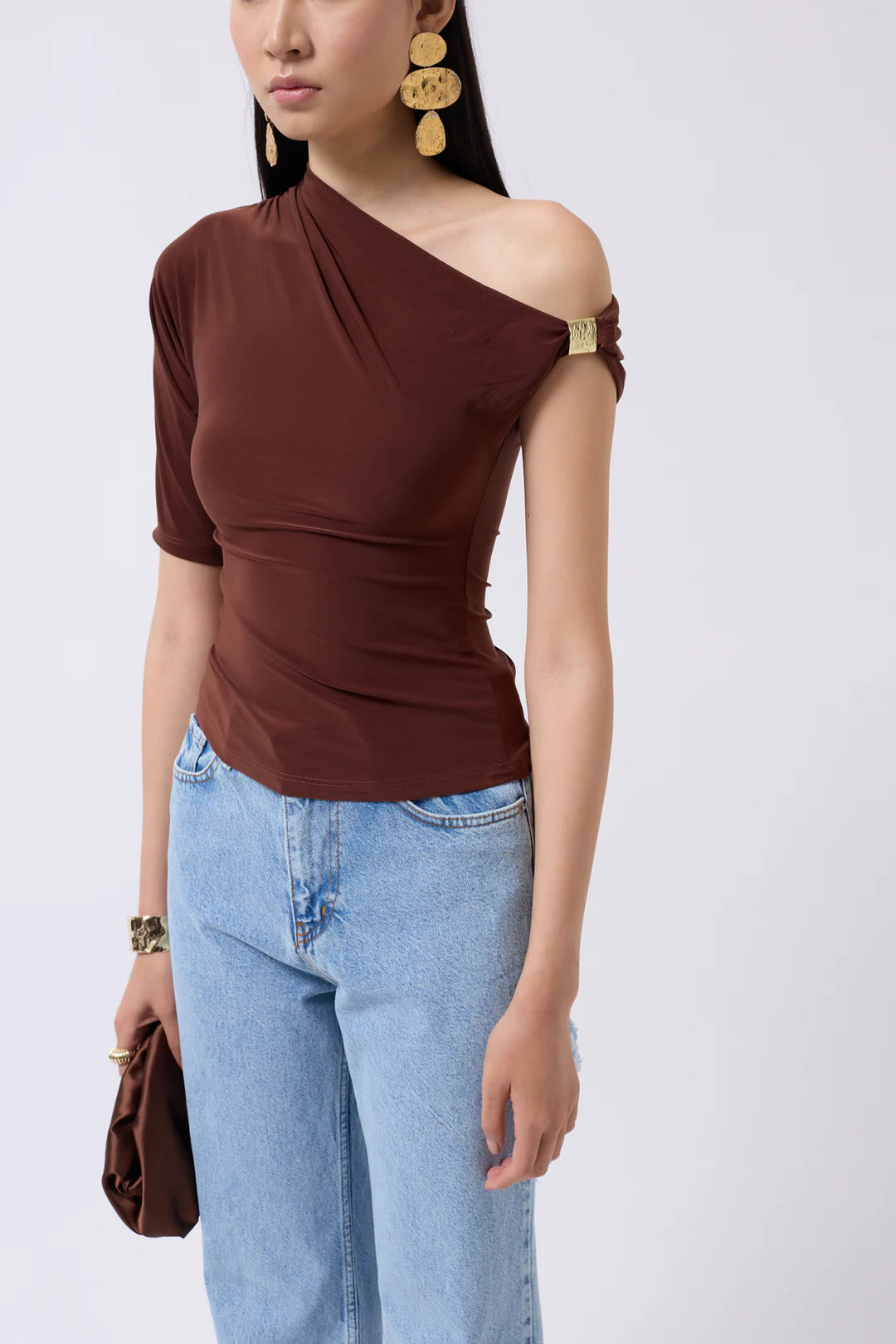 Aurelia Bluse Braun