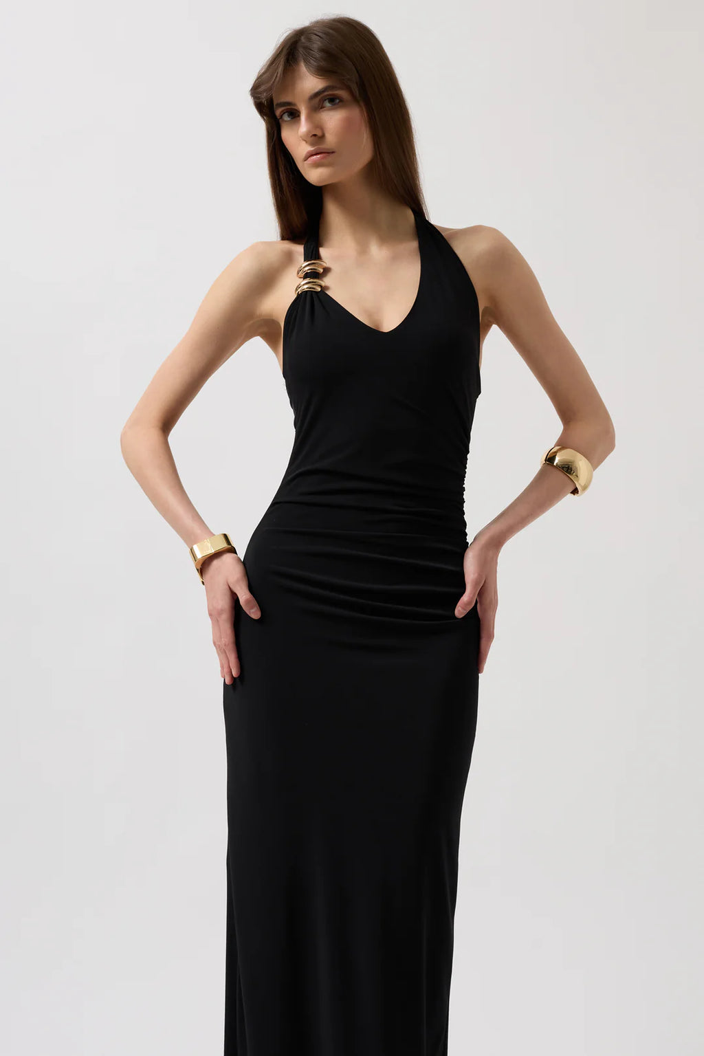 Glut Kleid Nachtschwarz
