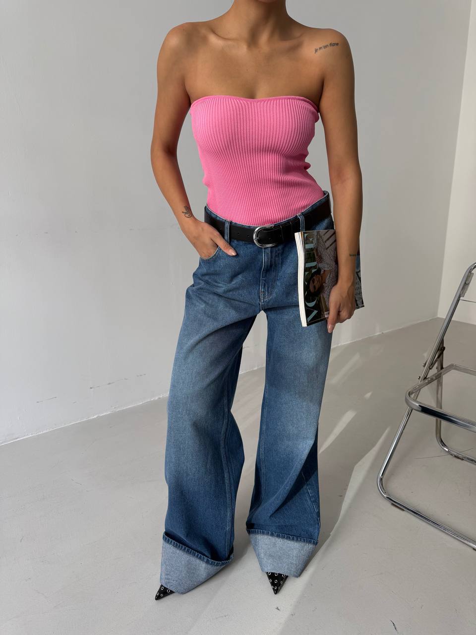 Glow Strapless Pink