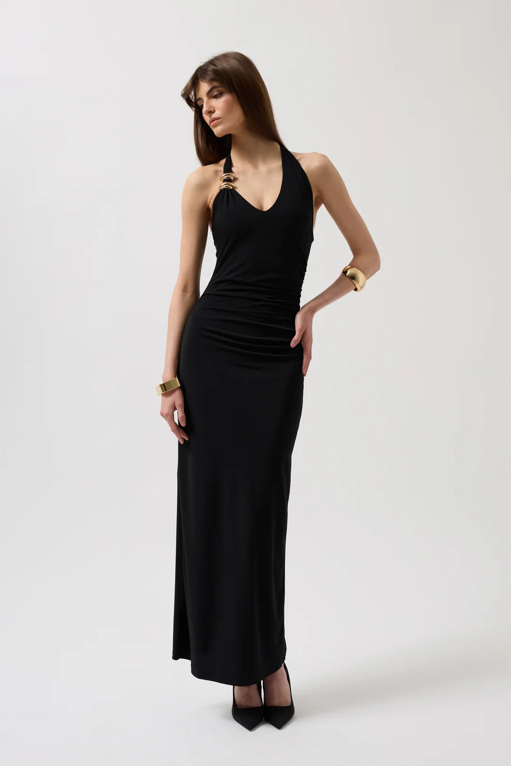 Glut Kleid Nachtschwarz