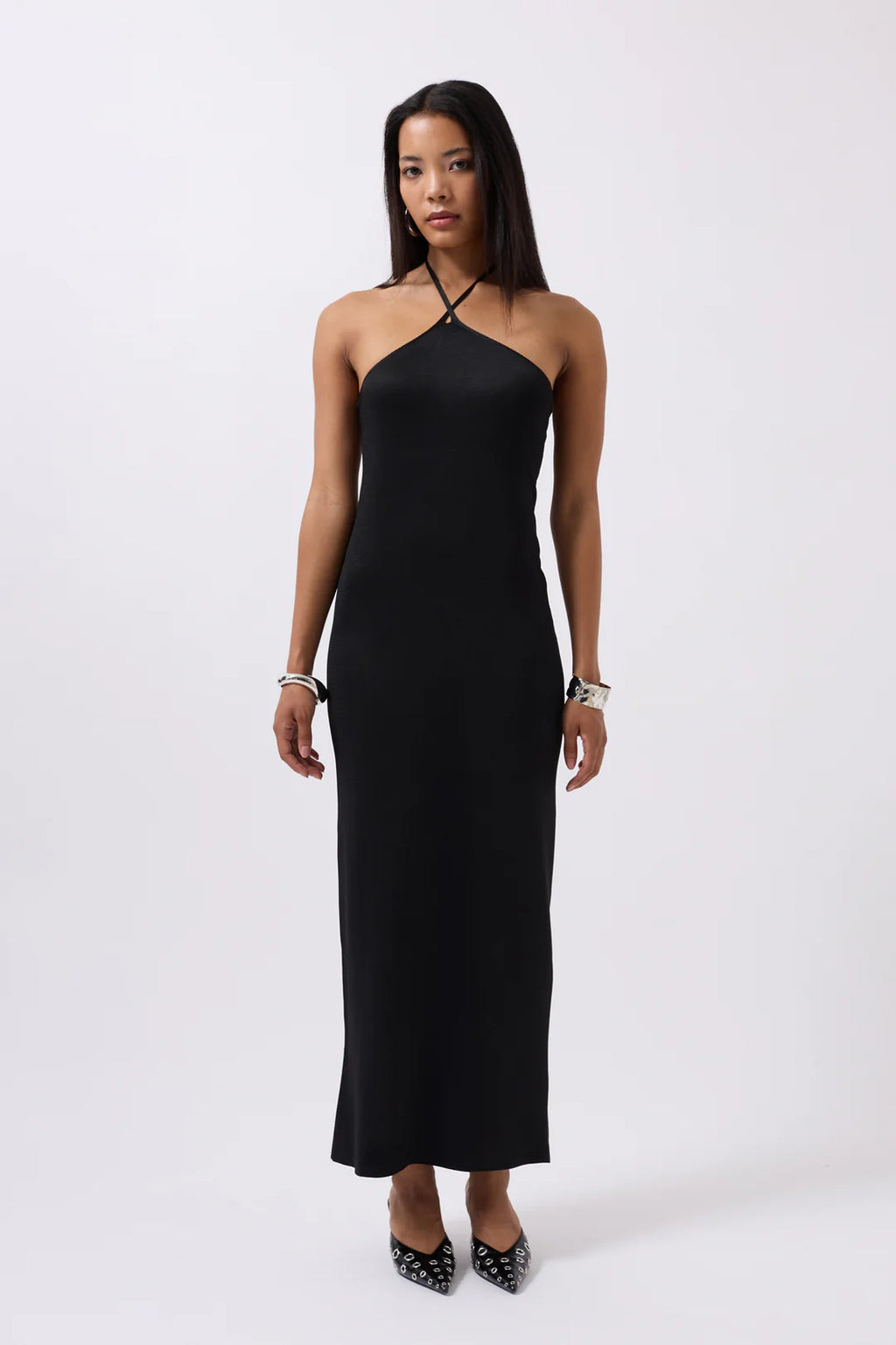 Hauch Kleid Schwarz