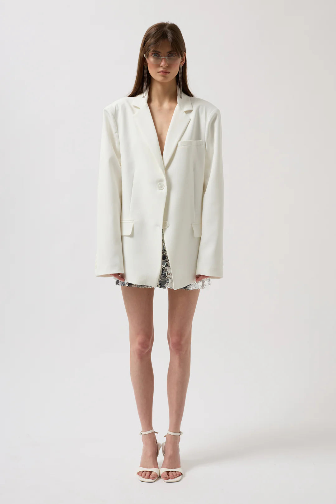 Rebellin Blazer Weiß