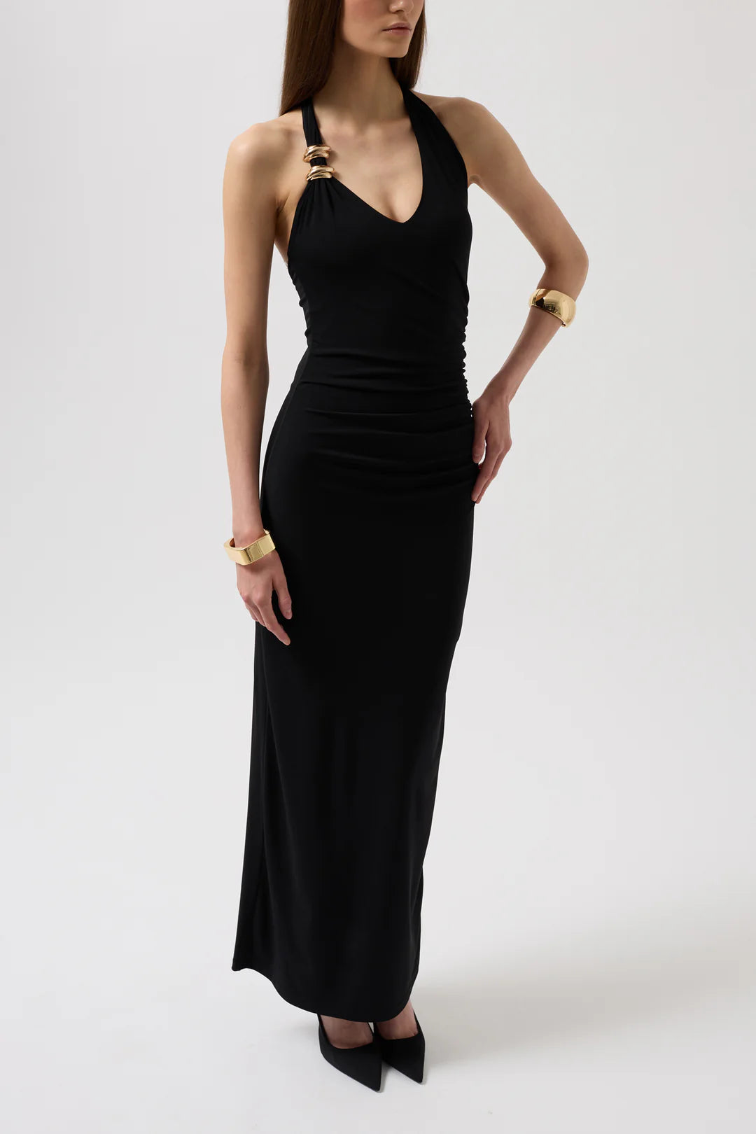 Glut Kleid Nachtschwarz