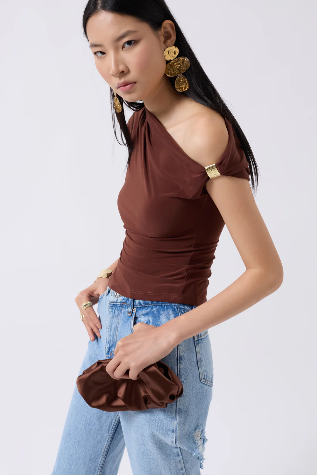 Aurelia Bluse Braun