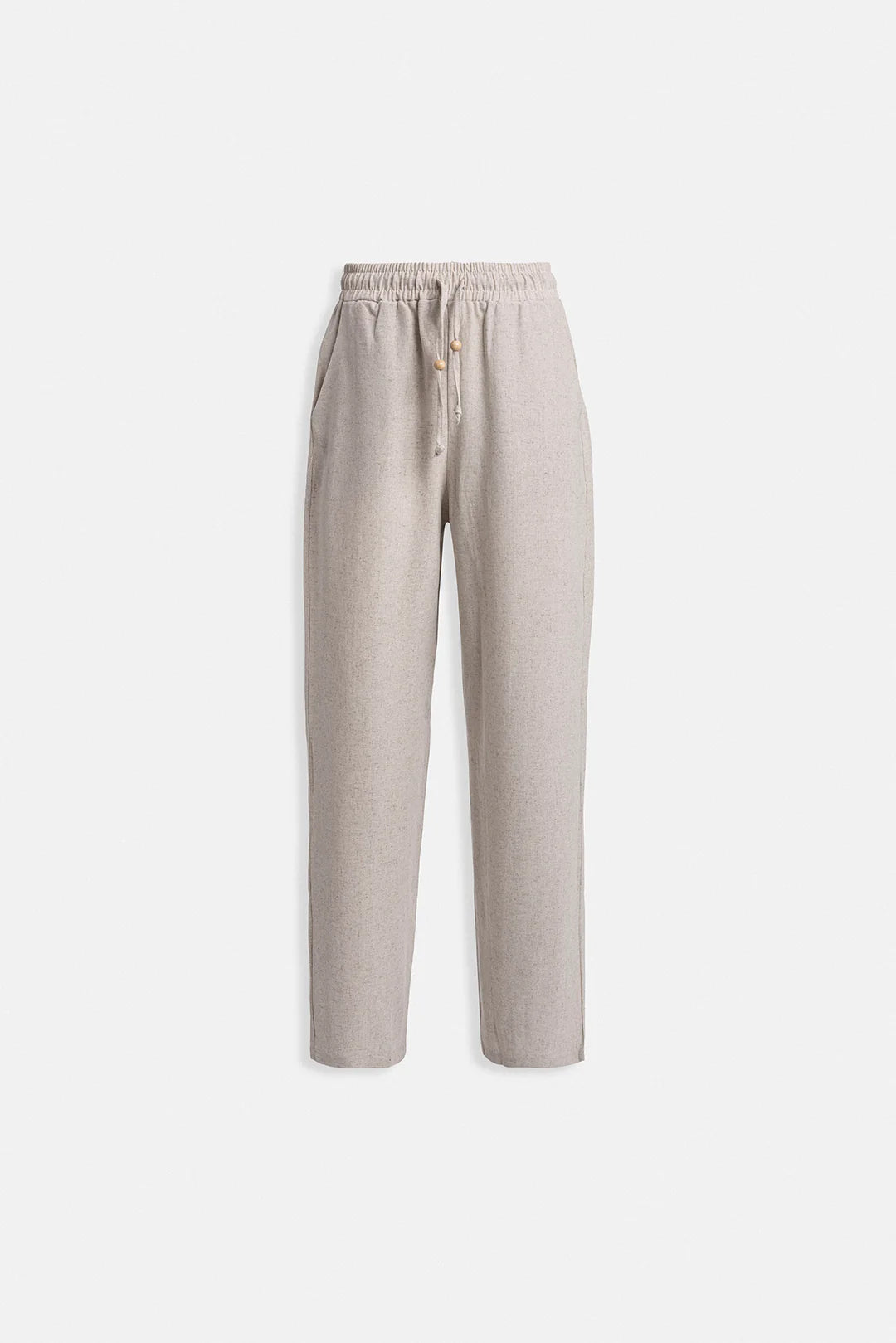 Farnblatt Hose Beige