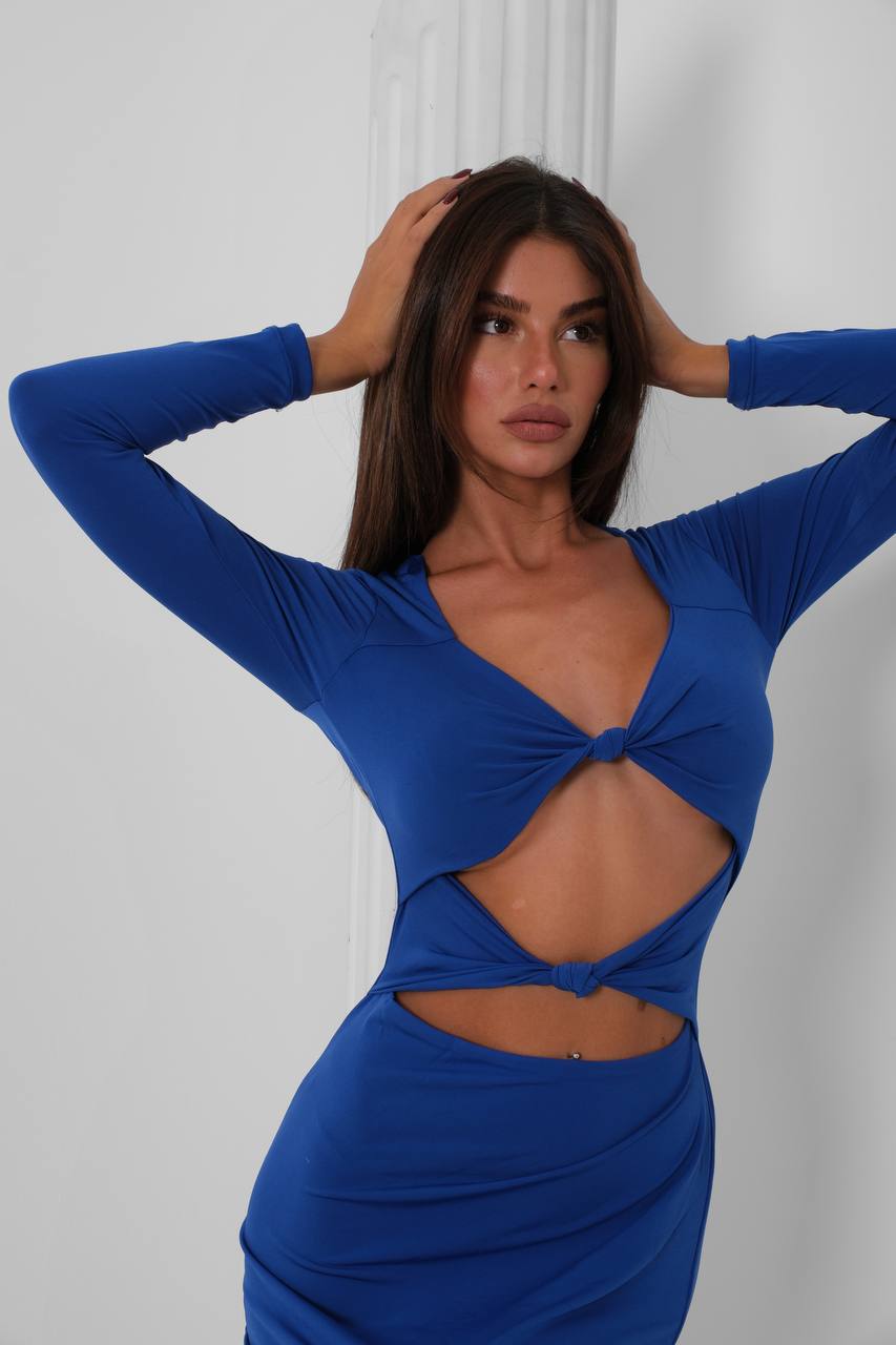 Fokus Kleid Königsblau