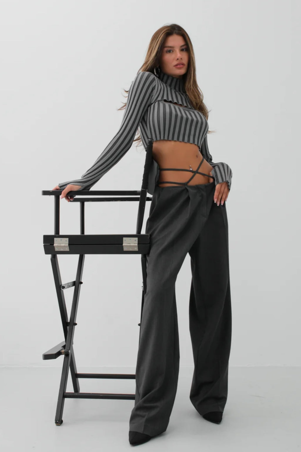Zacke Crop Grau