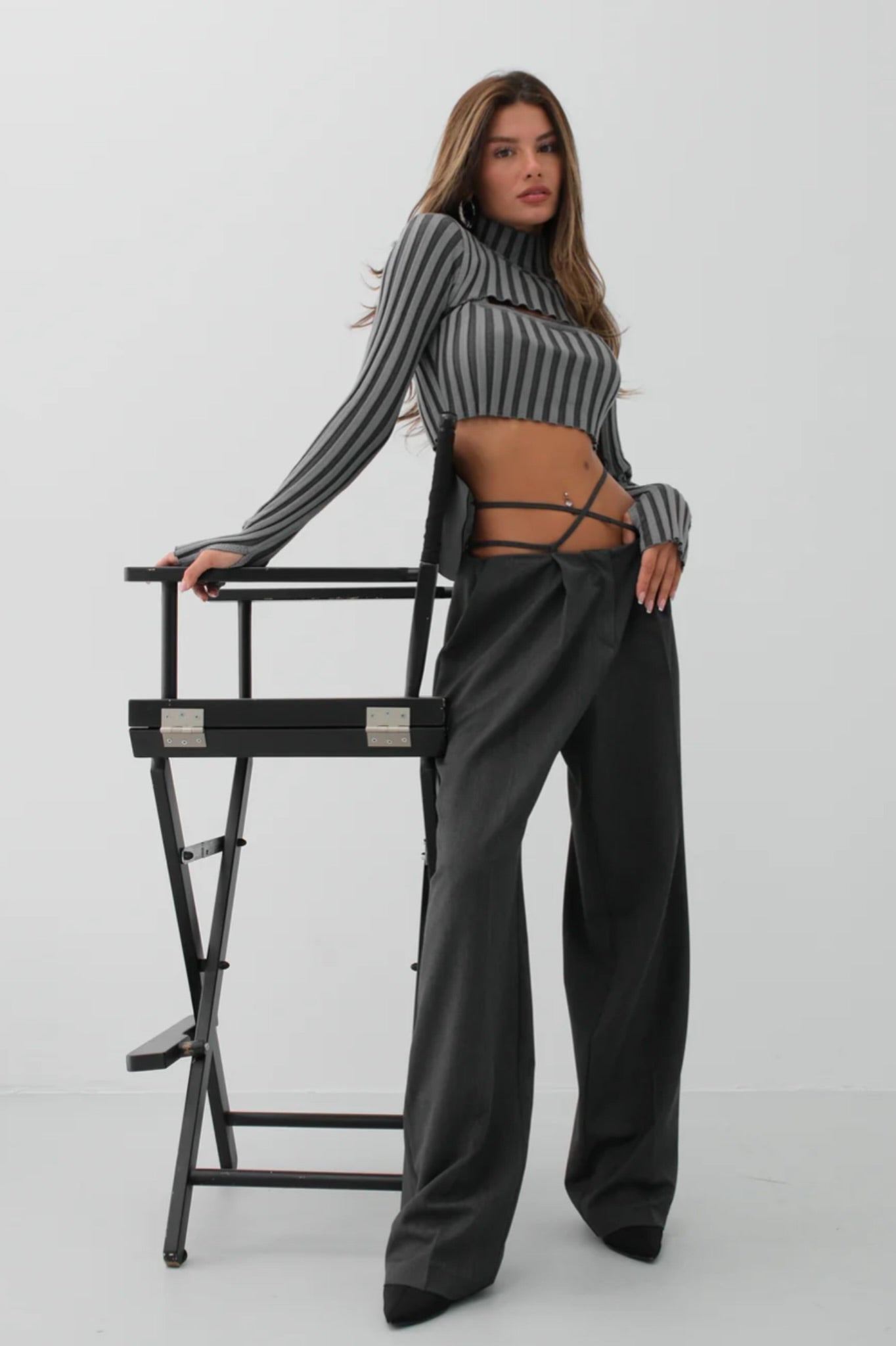 Zacke Crop Grau