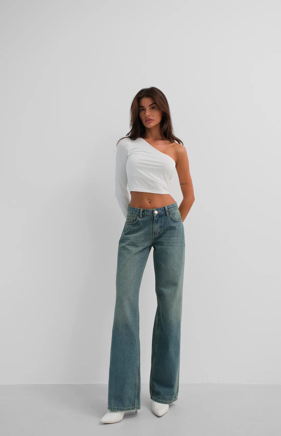 Solo Crop Weiß