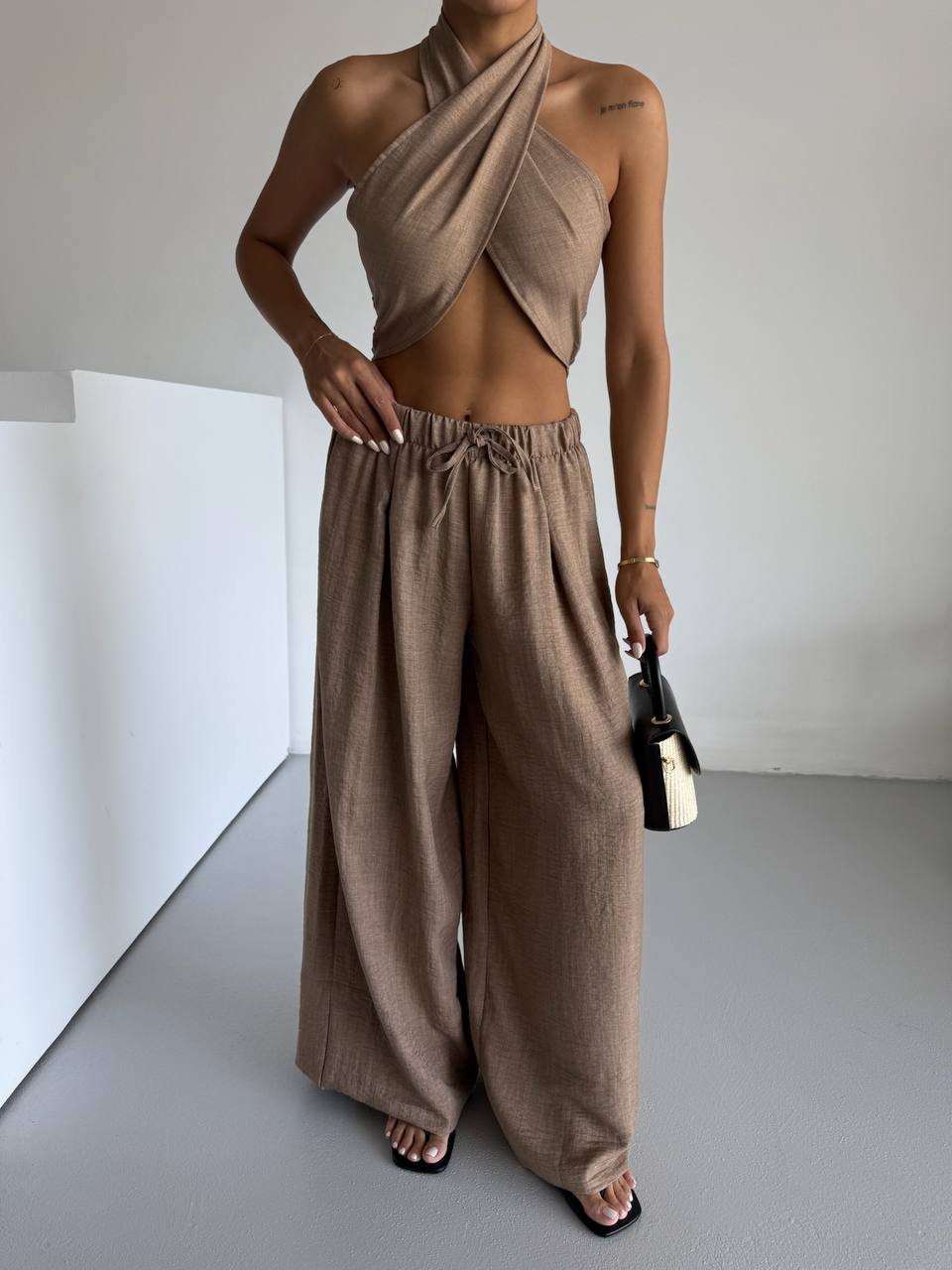Nuala Zweiteiler Sandbeige