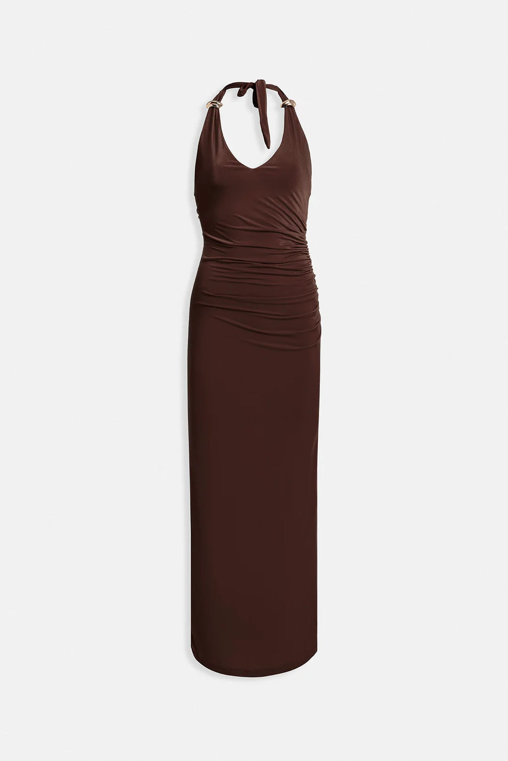 Glut Kleid Kakaobraun