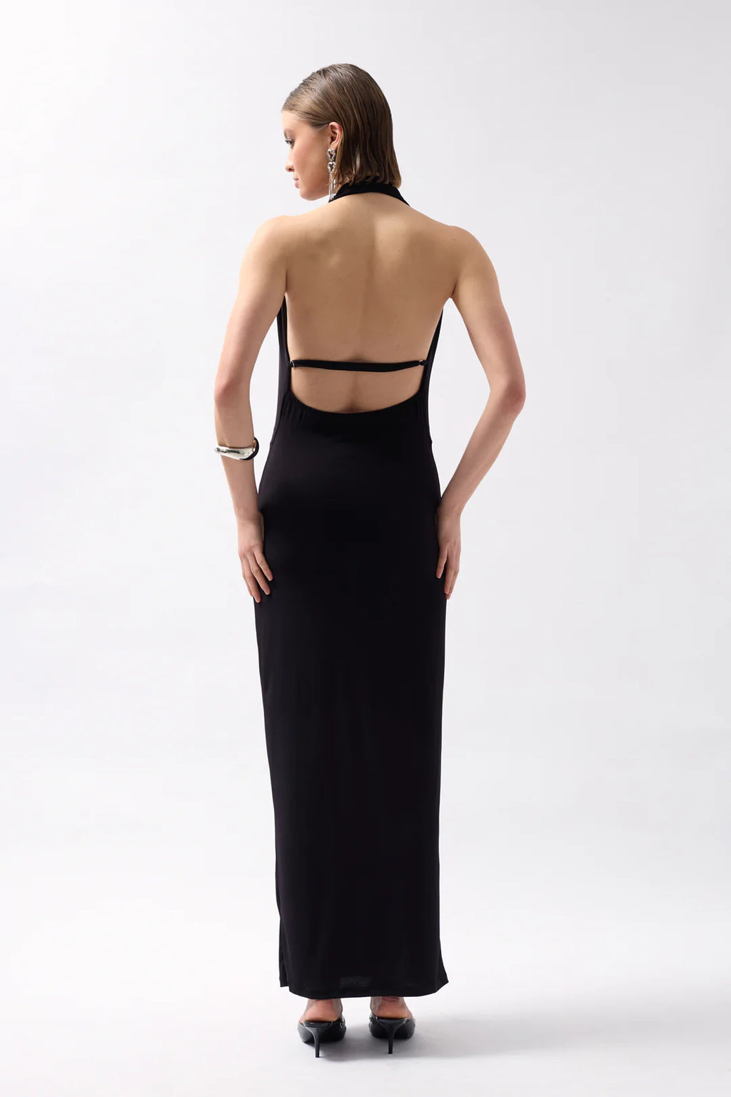 Aura Kleid Nachtschwarz