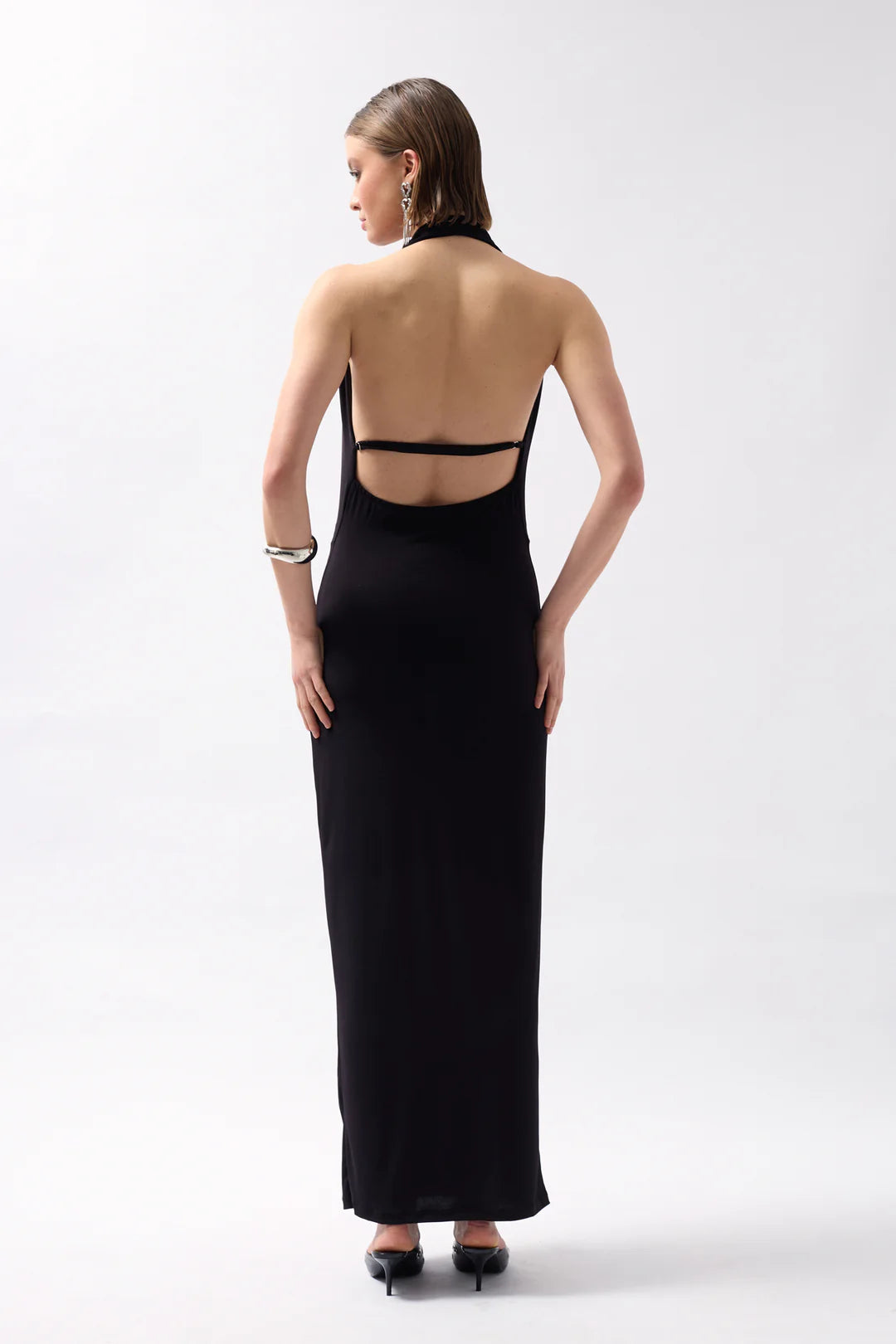 Aura Kleid Nachtschwarz