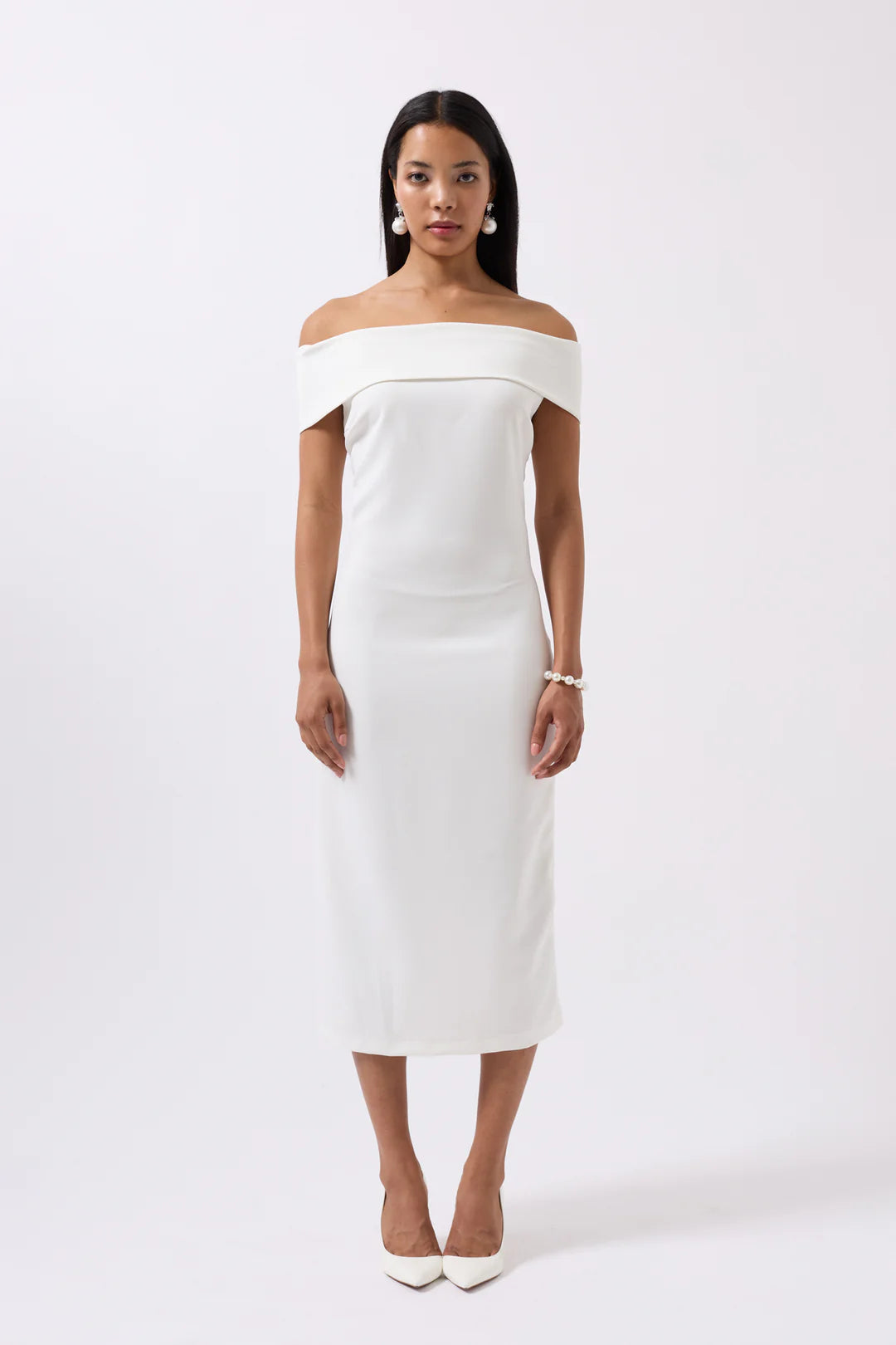 Elegie Kleid Weiß
