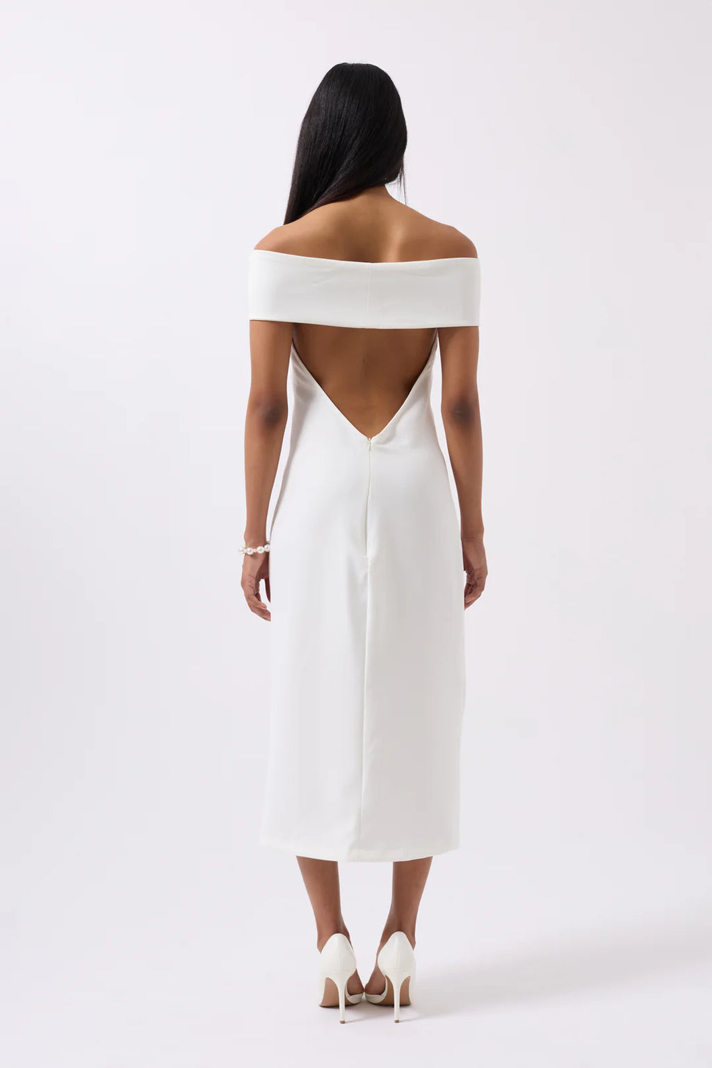 Elegie Kleid Weiß