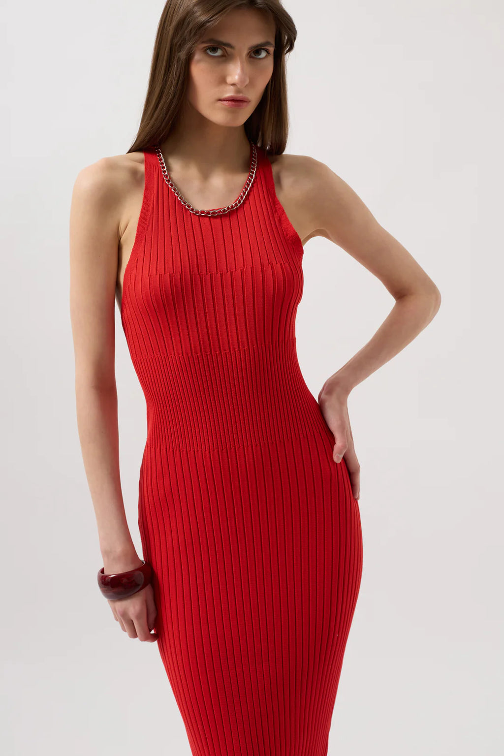 Strom Kleid Rot