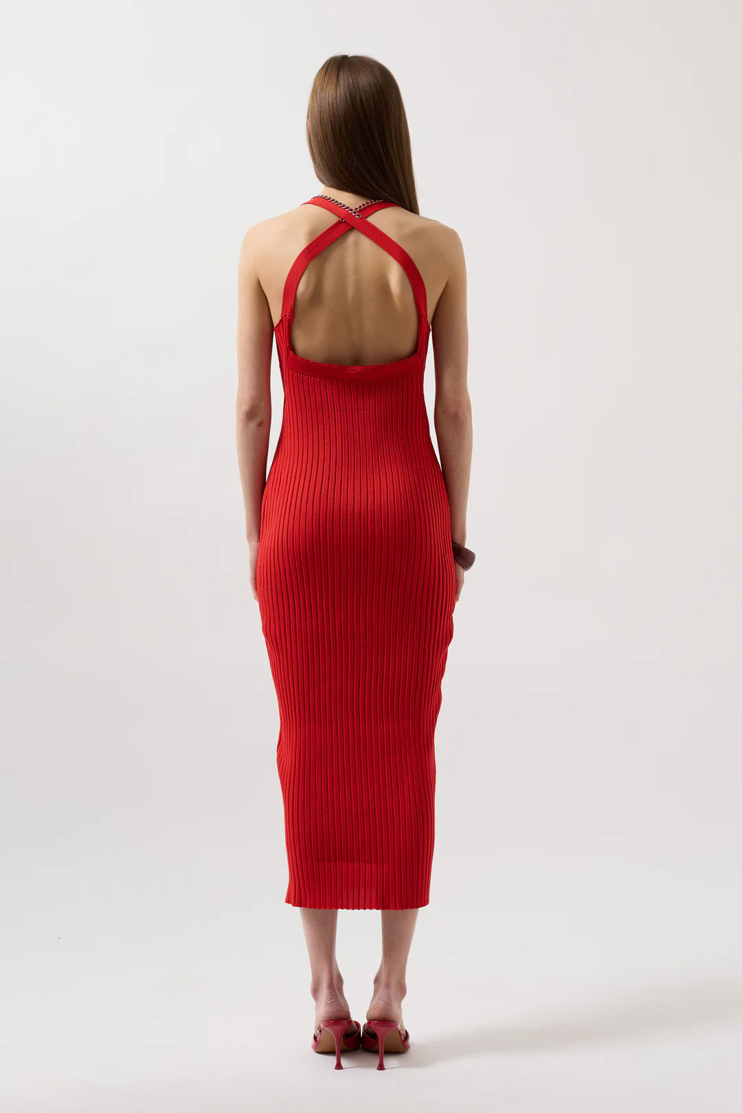 Strom Kleid Rot
