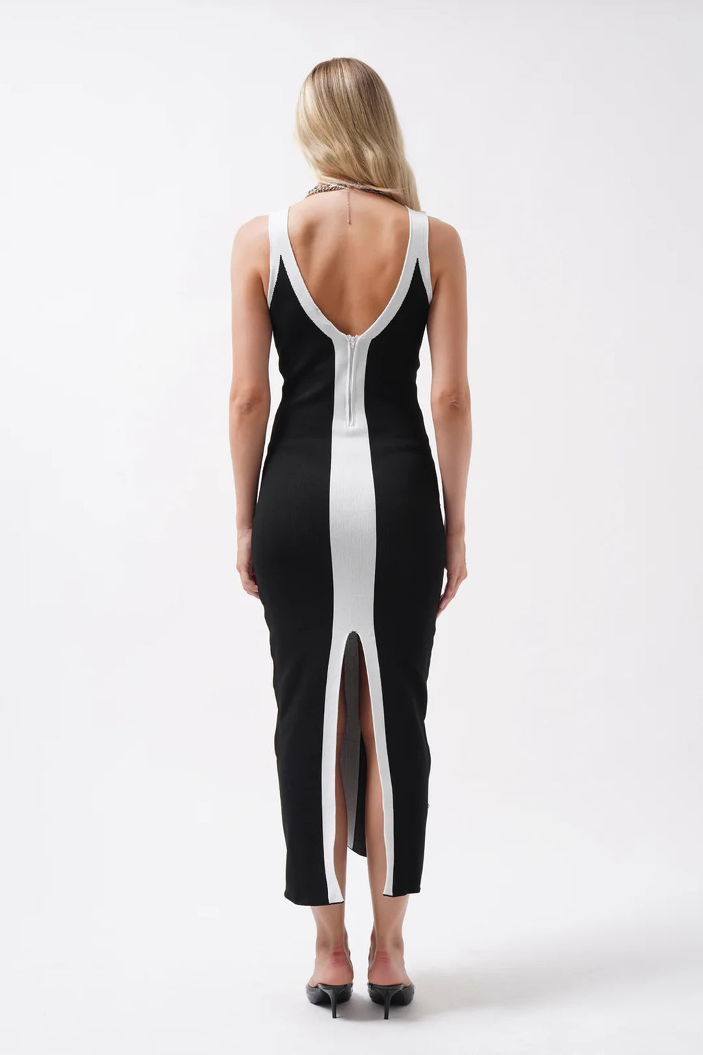 Duo Kleid Schwarzweiß