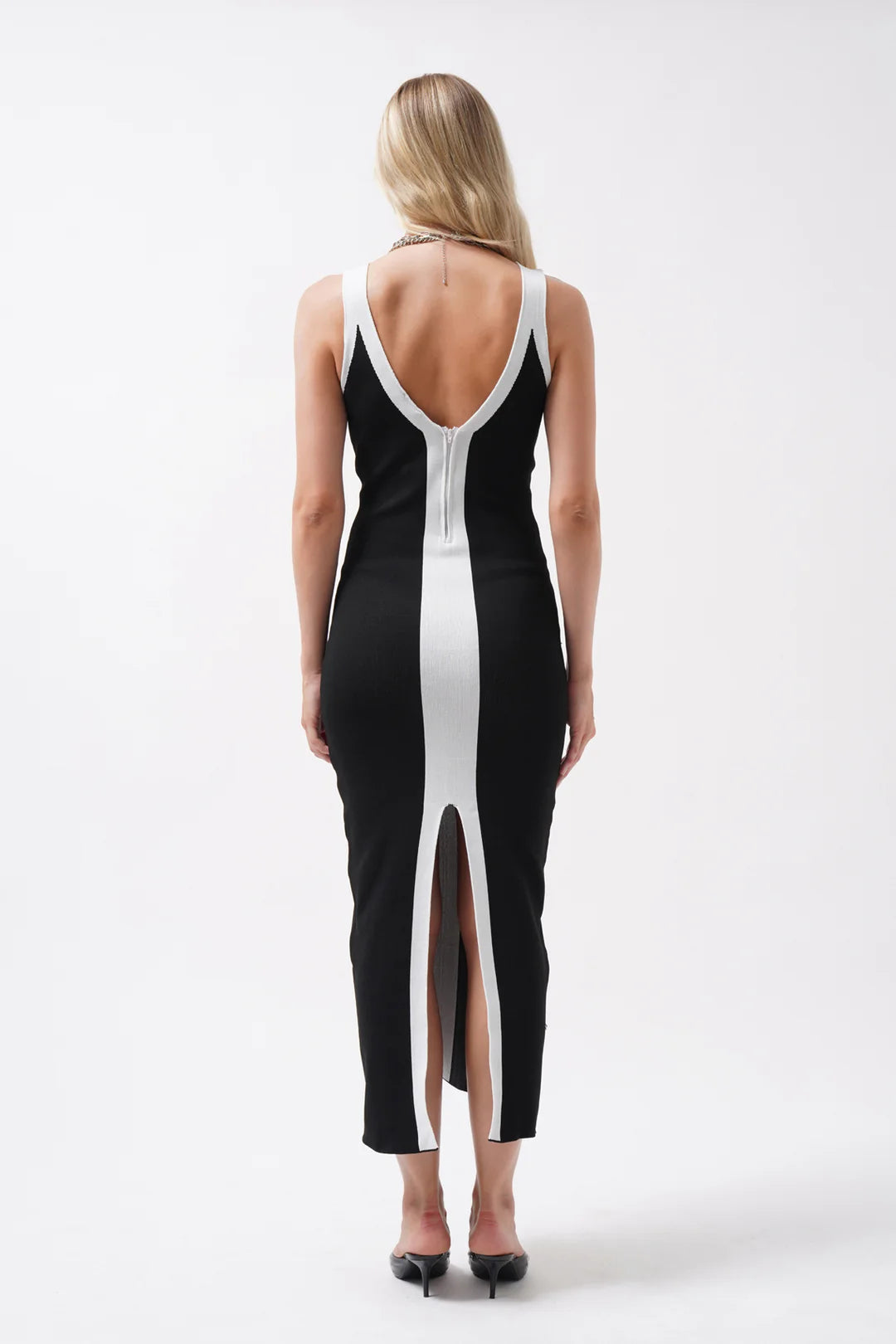Duo Kleid Schwarzweiß