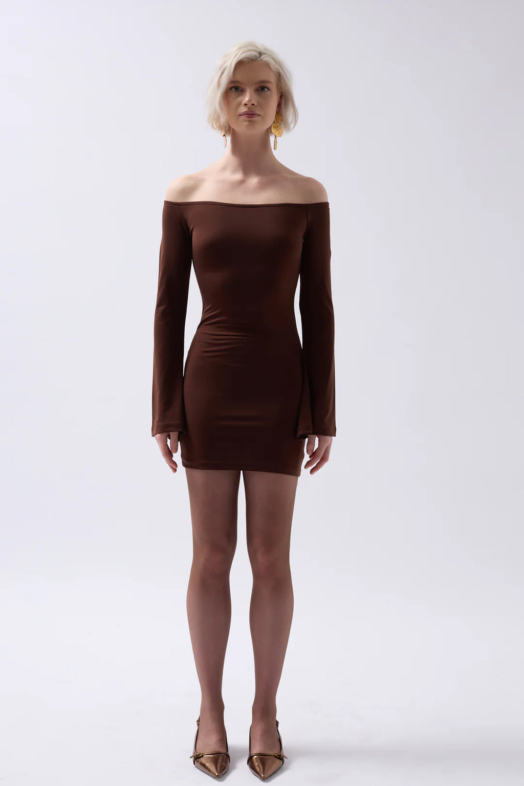 Magie Kleid Schokobraun