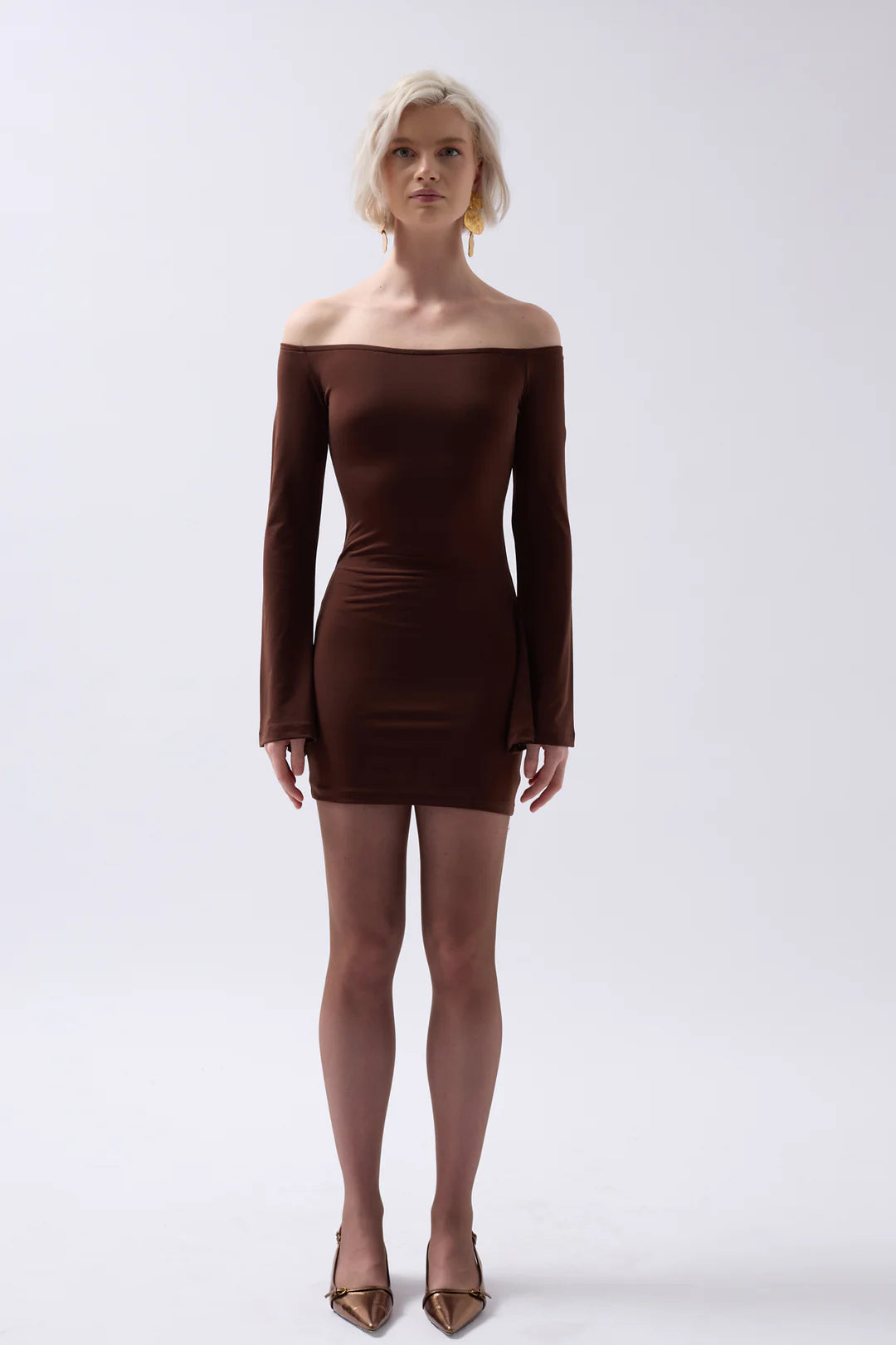 Magie Kleid Schokobraun