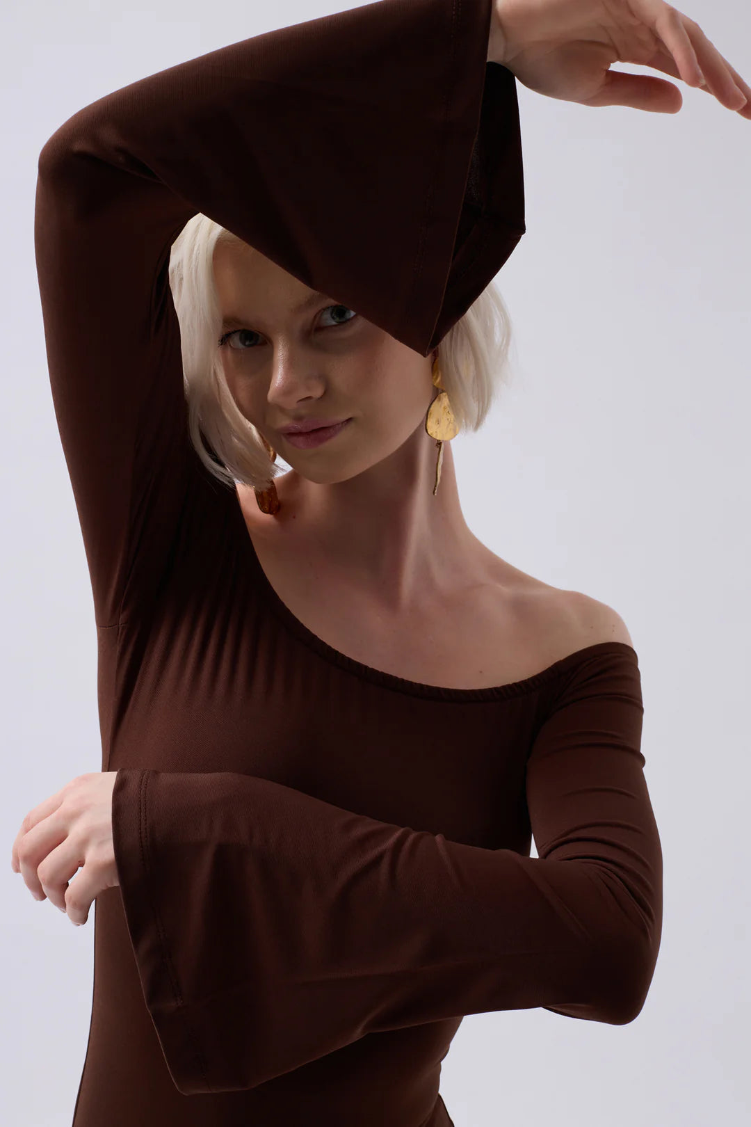 Magie Kleid Schokobraun