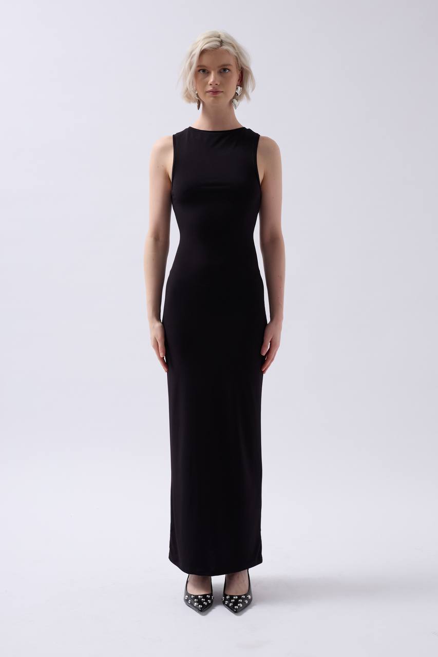 Eisnacht Kleid Schwarz