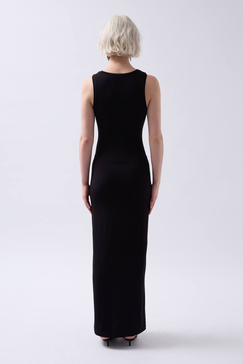 Eisnacht Kleid Schwarz