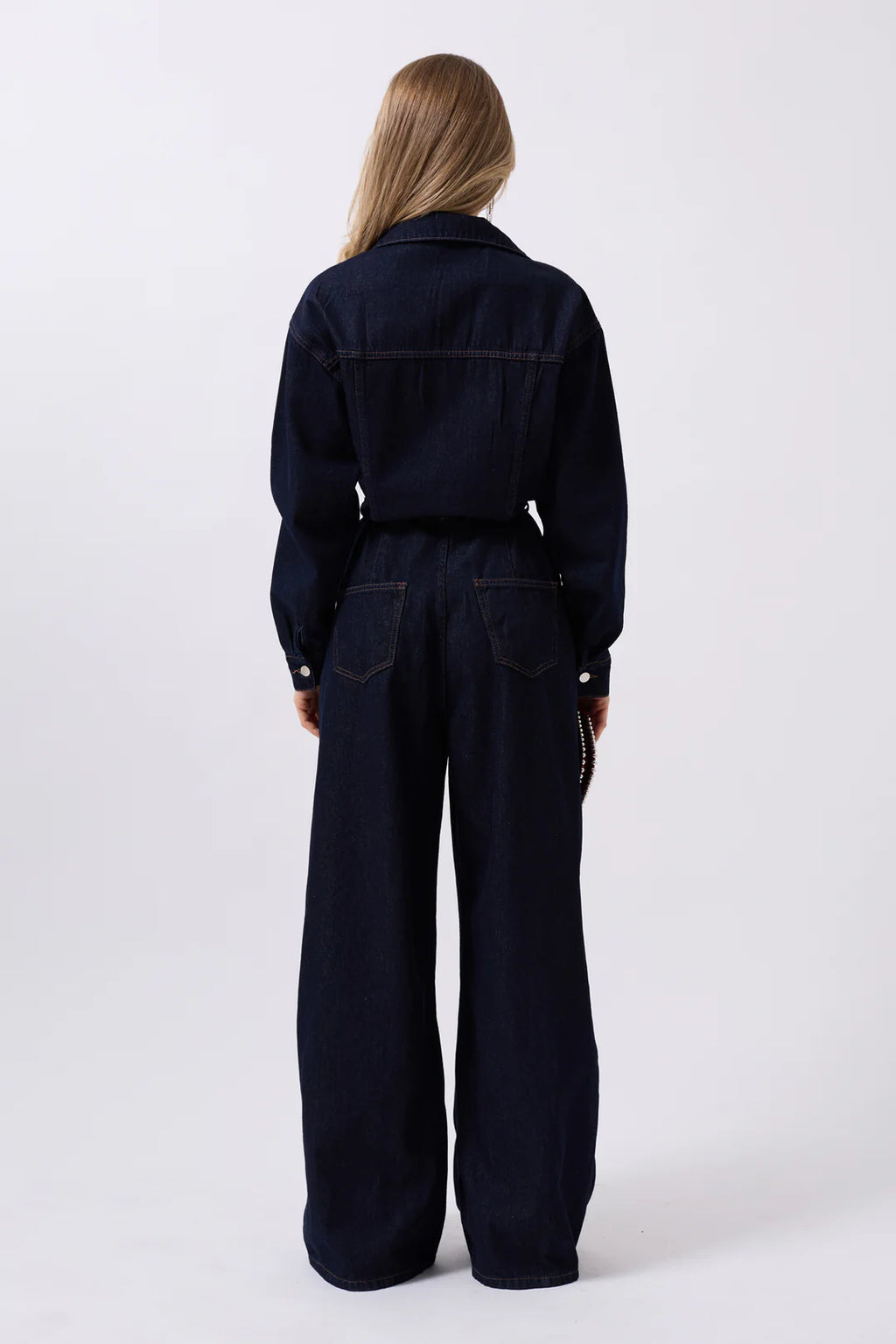 Blauwerk Overall Dunkelblau