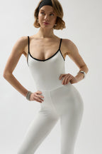 Sleek Overall Weißschwarz