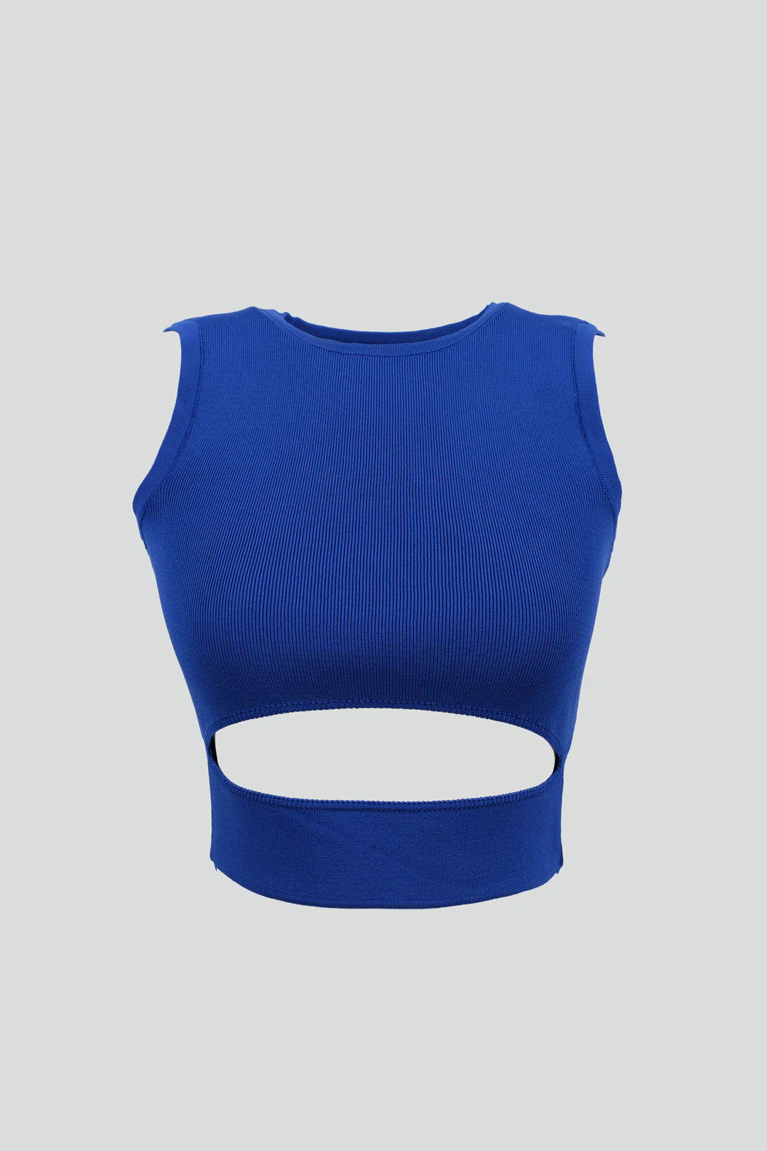 Schlitz Bluse Dunkelblau