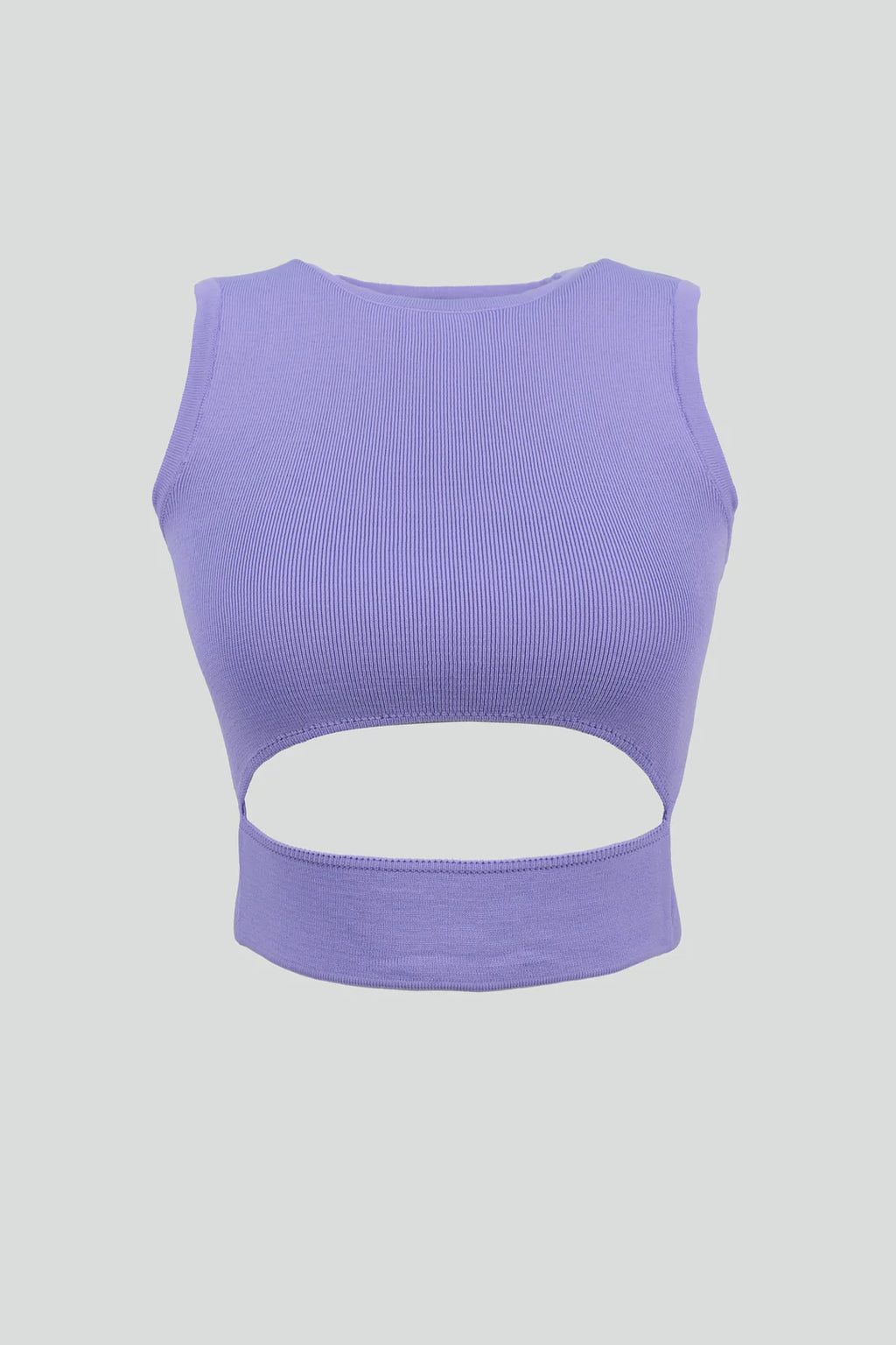 Schlitz Bluse Lila