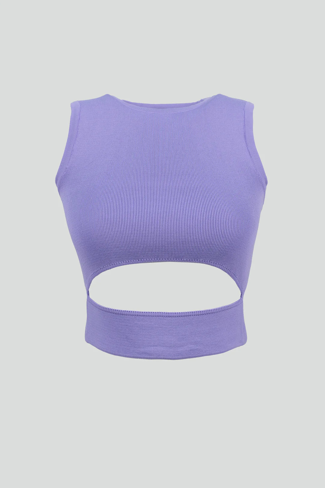 Schlitz Bluse Lila