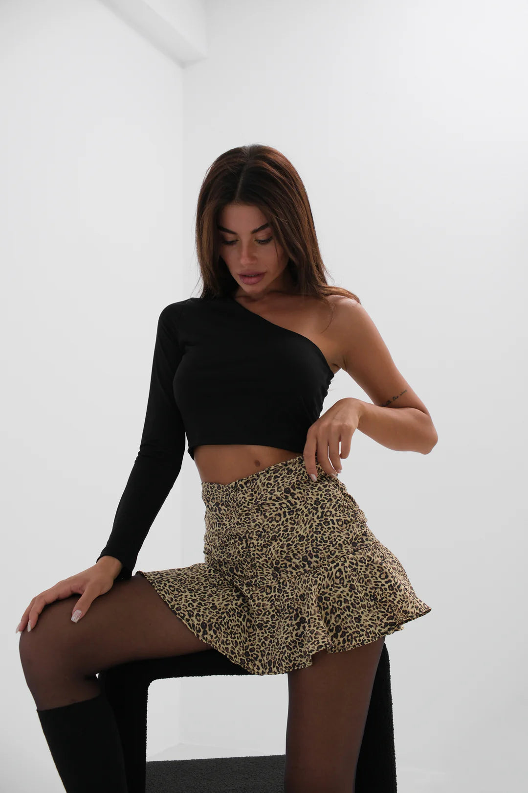 Solo Crop Schwarz