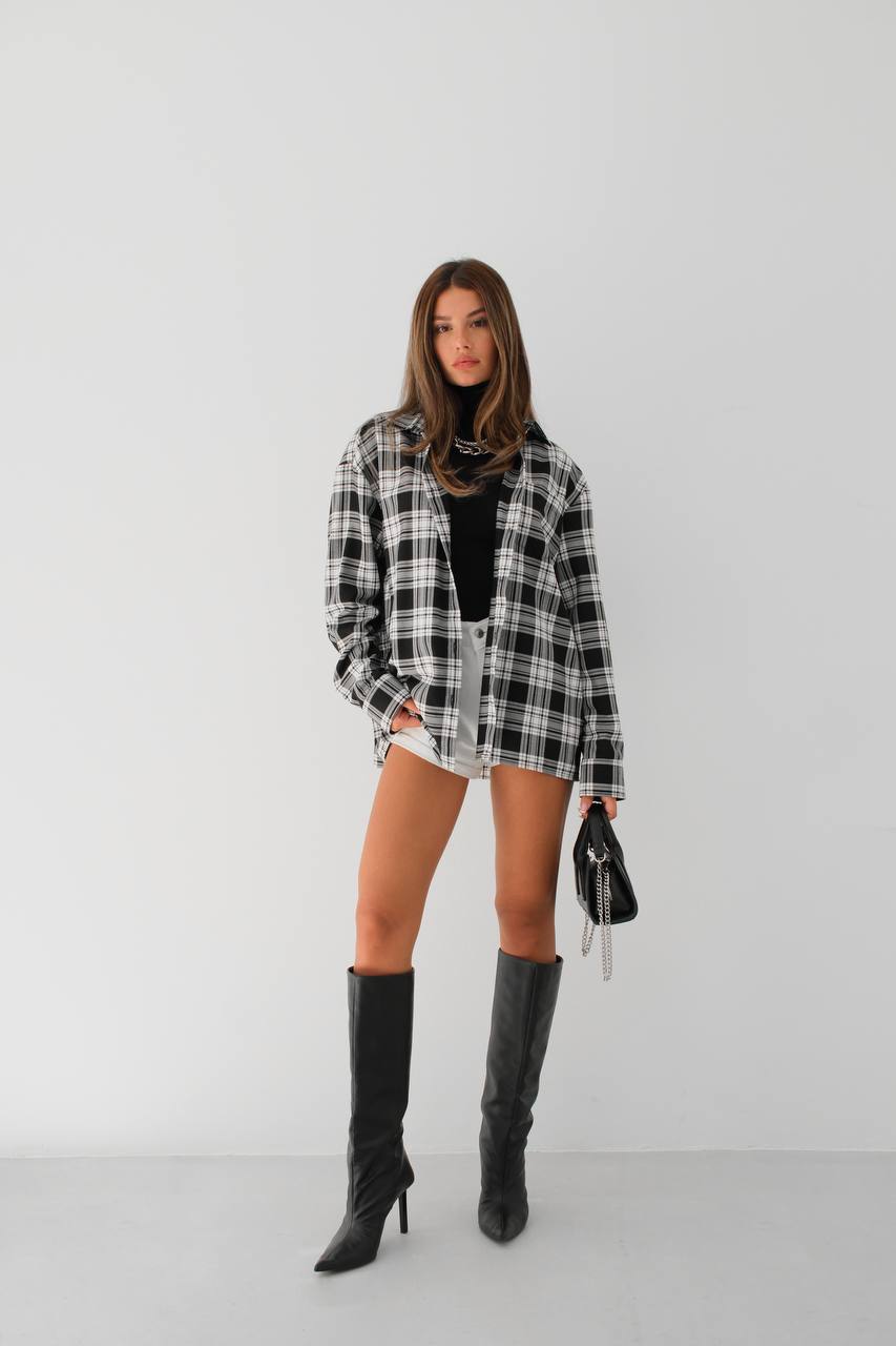 Oversize Plaid Shirt