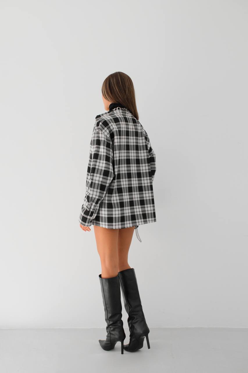 Oversize Plaid Shirt